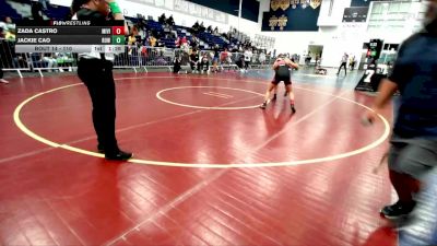 110 lbs Champ. Round 1 - Zada Castro, Mission Viejo vs Jackie Cao, Rowland