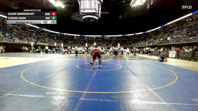 250 lbs Round Of 16 - Caleb Hendershot, Curwensville vs Carter Knox, Marion Center