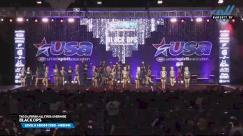 The California All Stars - Livermore - Black Ops [2025 L6 Senior Coed - Medium Day 1] 2025 USA All Star Cheer Super Nationals