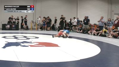 65 kg Champ. Rd Of 128 - Maverick Gallup, Eastside United Wrestling Club vs Jack Silfies, Young Guns Wrestling Club