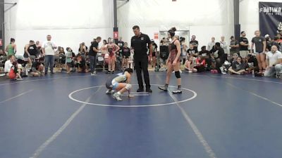 43 lbs Semifinal - Kelly Zacherl, Lady Warriors United - W vs Mia Pardo, Carolina Gold