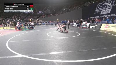 2A/1A Boys 165 Quarterfinal - Tyler Rahi, Culver Boys vs Justice Faville, Santiam Boys