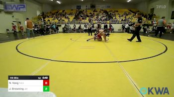 119-B lbs Quarterfinal - Noah Vang, Tulsa Union vs Jace Browning, Jay