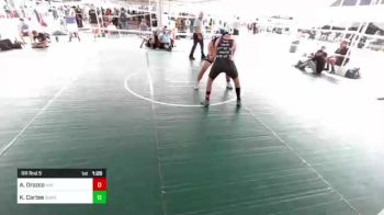 190 lbs Rr Rnd 5 - Angel Orozco, Mat Warriors vs Kayden Cartee, Sunkist Kids / Monster Garage