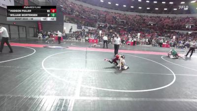 48 lbs Semifinal - William Mortensen, River Falls vs Hudson Fuller, Wisconsin Rapids