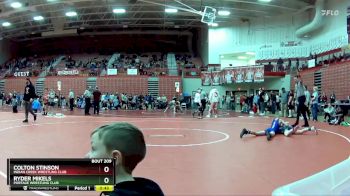 90 lbs Champ. Round 1 - Ryder Mikels, Portage Wrestling Club vs Colton Stinson, Indian Creek Wrestling Club