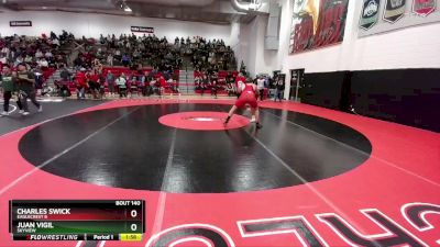 215 lbs Champ. Round 1 - Juan Vigil, Skyview vs Charles Swick, Eaglecrest B