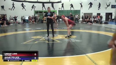 191 lbs Cons. Round 2 - Sophie Pollack, Delawar Valley University vs Lindsay Laws, Lock Haven