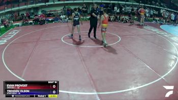 106 lbs Semis & Wb (16 Team) - Evan Provost, Oregon 1 vs Trexden Olson, Utah Gold
