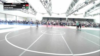 150-I lbs Round Of 16 - Zachary Russell, Black Sheep WC vs Lucas Drake, Mat Assassins