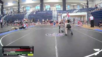 50 lbs Semifinal - Kolton Smith, FL Scorpions Wrestling Club vs Paxton Holcombe, Carolina Reapers