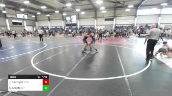 132 lbs Round Of 16 - Jakeb Rodrigiez, Rough Rider Wrestling vs Aaron Acosta, No Team