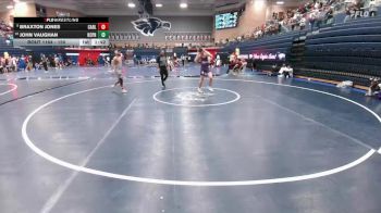 150 lbs Cons. Round 3 - Braxton Jones, Carl Albert vs John Vaughan, Kansas City-Piper HS