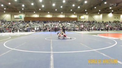 64 lbs Consi Of 8 #1 - Bradley Bryson, Cowboy Mat Club vs Ryker Rollans, GOLDRUSH Academy