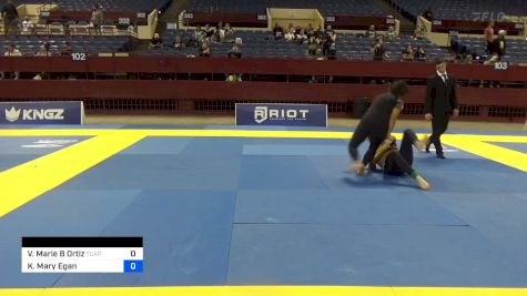 Vernadette Marie B Ortiz vs Kathryn Mary Egan 2024 Pan IBJJF Jiu-Jitsu No-Gi Championship