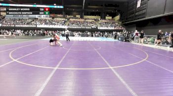 120 lbs Quarterfinal - Brooklyn Simpson, Goddard HS vs Brinnley Morris, Tecumseh-Shawnee Heights HS