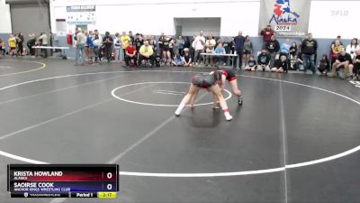 135 lbs Round 1 - Saoirse Cook, Anchor Kings Wrestling Club vs Krista Howland, Alaska