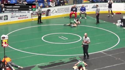 140 lbs Consi Of 16 #1 - Chase Lambert, Pen Argyl vs Brody Reams, Frazier