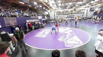 190 lbs Champ. Round 1 - Linus Peterson, Missoula Hellgate vs Donovan Daniels, St. Ignatius