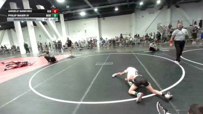 57 lbs Quarterfinal - Angelo Sanchez, Reign WC vs Philip Maier IV, Montrose Elite