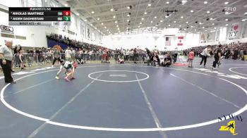 63 lbs Quarterfinal - Nikolas Martinez, Empire Wrestling Academy vs Aiden Daghestani, NWAA