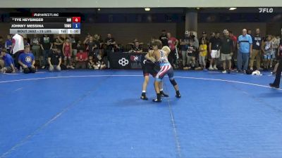 74 lbs Champ. Rd Of 16 - Tye Heysinger, Immortal Athletic WC vs Johnny Messina, The Outsiders Wrestling Club