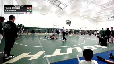 157 lbs Cons. Round 4 - Teagan McRae, Mira Costa vs Jacob Hernandez, Ramona (Riverside)