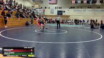 215 lbs Cons. Round 3 - Cole Carkin, Sherwood vs Ivan Allen, McMinnville