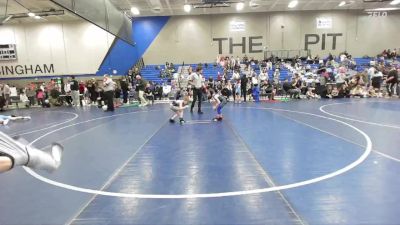 48 lbs Cons. Semi - Grayson Jensen, Westlake vs Jordan De Laney, Peak Wrestling Club
