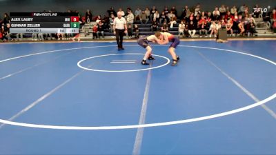 97-105 lbs Round 1 - Alex Lauby, Minden vs Gunnar Zeller, Barr