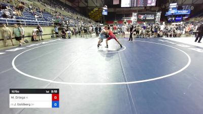 157 lbs Cons 32 #2 - Michael Ortega, IN vs Jared Goldberg, OH