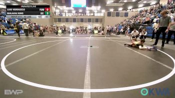 45 lbs Quarterfinal - Luis Verduzco, Ponca City Wildcat Wrestling vs Malakai King, OKC Saints Wrestling