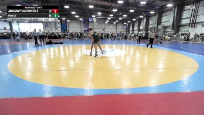 132 lbs Round Of 64 - Anthony Valenzuela, CT vs Kai Ly, MA