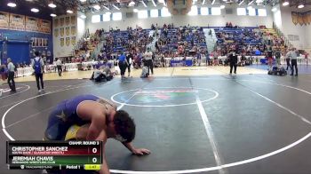 190 lbs Champ. Round 3 - Jeremiah Chavis, Hernando Wrestling Club vs Christopher Sanchez, SOUTH DADE / Gladiator Wrestli