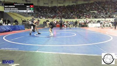 113 lbs Round Of 64 - Dax London, Mustang Middle School vs Mason Mitchell, Mangum Wrestling