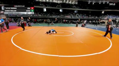 6A 106 lbs Champ. Round 1 - Kyle Torres, Round Rock Cedar Ridge vs James Weller, Katy Taylor