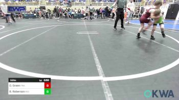 55 lbs Consi Of 8 #2 - Owen Green, Perry Wrestling Academy vs Bennett Roberson, Blaine County Grapplers