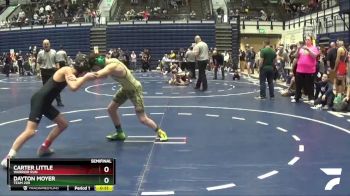 115 lbs Semifinal - Carter Little, Warrior Run vs Dayton Moyer, Team 209