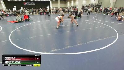 113 lbs Cons. Round 3 - Aiden Irvin, Alpha Wolves Wrestling vs Benjamin Walsh, Moen Wrestling Academy