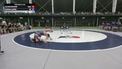 95 lbs Sophia Lopez, Oregon vs Lillian McHam, Texas Blue