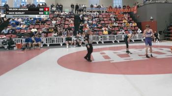 144 lbs Quarterfinal - Wilson Jamison, Christian Brothers High School vs Jack Quigley, Webb School Of Knoxville