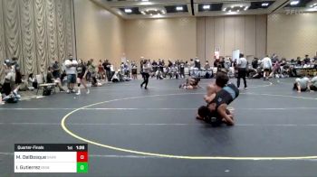 150 lbs Quarterfinal - Max DelBosque, Dark Horse WC vs Isreal Gutierrez, Rebels WC