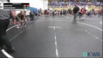 Rr Rnd 2 - Isaiah Tate, Barnsdall Youth Wrestling vs Waylon Helvey, Team Guthrie Wrestling