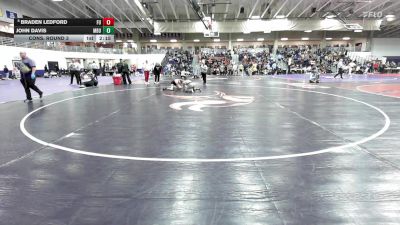 125 lbs Cons. Round 3 - Braden Ledford, Friends University vs John Davis, Missouri Baptist University