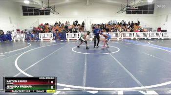 113 lbs Cons. Round 2 - Kayden Kaholi, Lompoc vs Jeremiah Freeman, Hoover