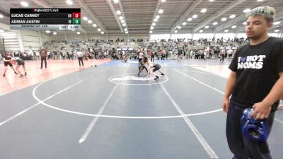120 lbs Round Of 128 - Lucas Carney, OH vs Adrian Austin, DE