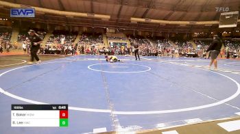 100 lbs Semifinal - Tyce Baker, Midwest City Bombers Youth Wrestling Club vs Brentley Lee, Eufaula Ironheads Wrestling Club