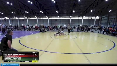 71-76 lbs Round 3 - Delaina Baumgarner, Small Town Wrestling vs Hartley Sanchez, Legacy Wrestling Academy