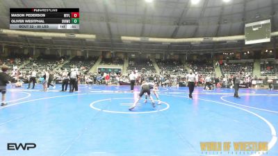88 lbs Consi Of 16 #2 - Mason Pederson, Well Trained vs Oliver Westphal, Steel Valley Renegades