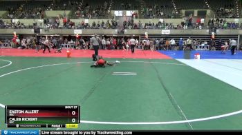 85 lbs Quarterfinal - Caleb Rickert, BGC vs Easton Allert, BGC